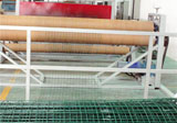 Fence mesh powder coating line